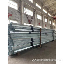 30FT steel pole with asphalt coating